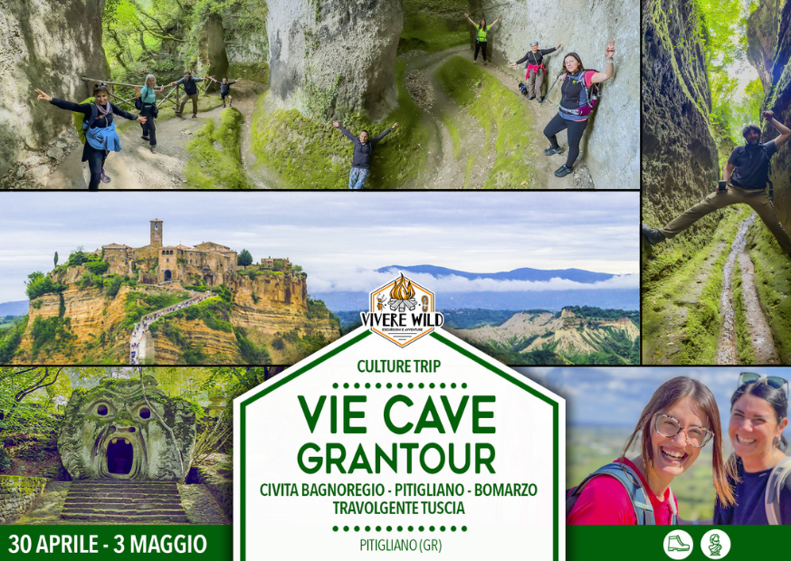 VIE CAVE GRAN TOUR: CIVITA BAGNOREGIO, PITIGLIANO, BOMARZO – TRAVOLGENTE TUSCIA